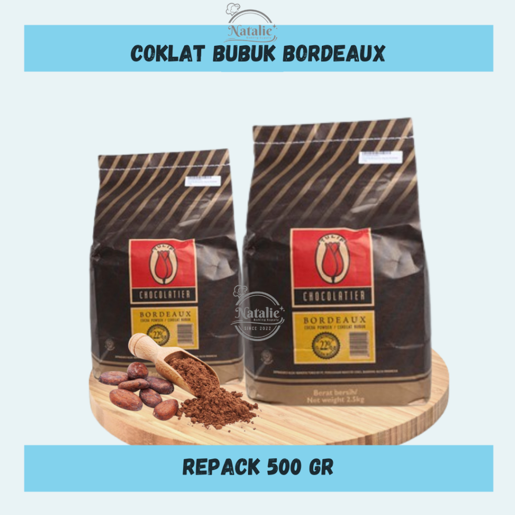 

Coklat Bubuk Tulip Bordeaux 500 Gram - Original Bordeaux Deutch Cocoa Powder