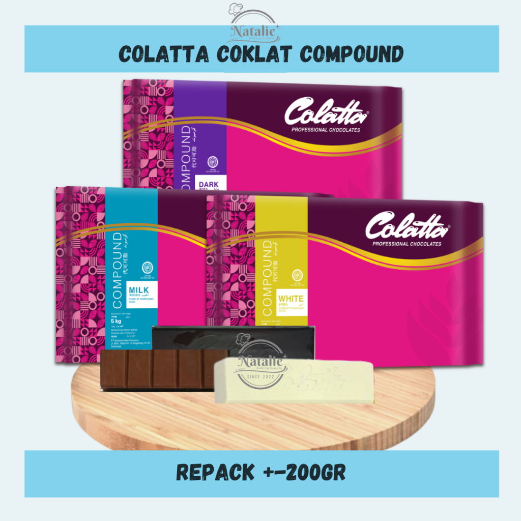 

Coklat Batang Colatta Dark Chocolate Compound - Coklat Batang Colatta Dark Milk White