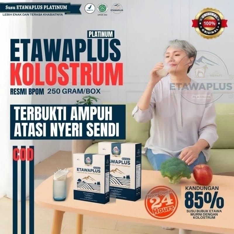 

ETAWAPLUS PLATINUM Pelancar Pernafasan Etawaku Susu Kambing