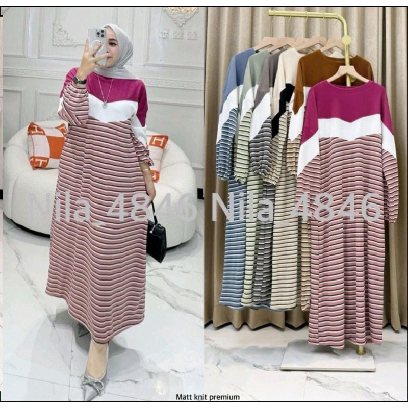GAMIS KNIT KAOS RAJUT BANGKOK IMPORT PREMIUM