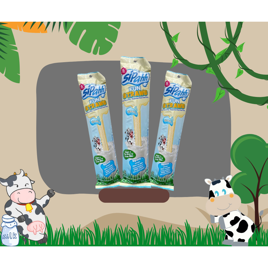 

Sipahh Fun Straw Pack 5's (Vanilla)