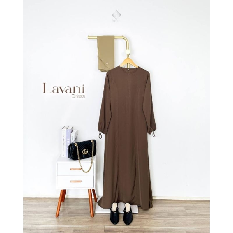 {Shieraki} Lavani Dress. dress simpel polos syari