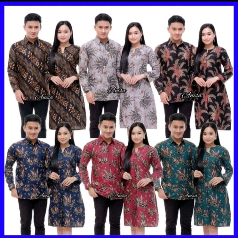 Kemeja Batik Pria Lengan Panjang - Kemeja Batik Kerja - Kemeja Batik Kantor - Tunik Batik - Tunik Ba