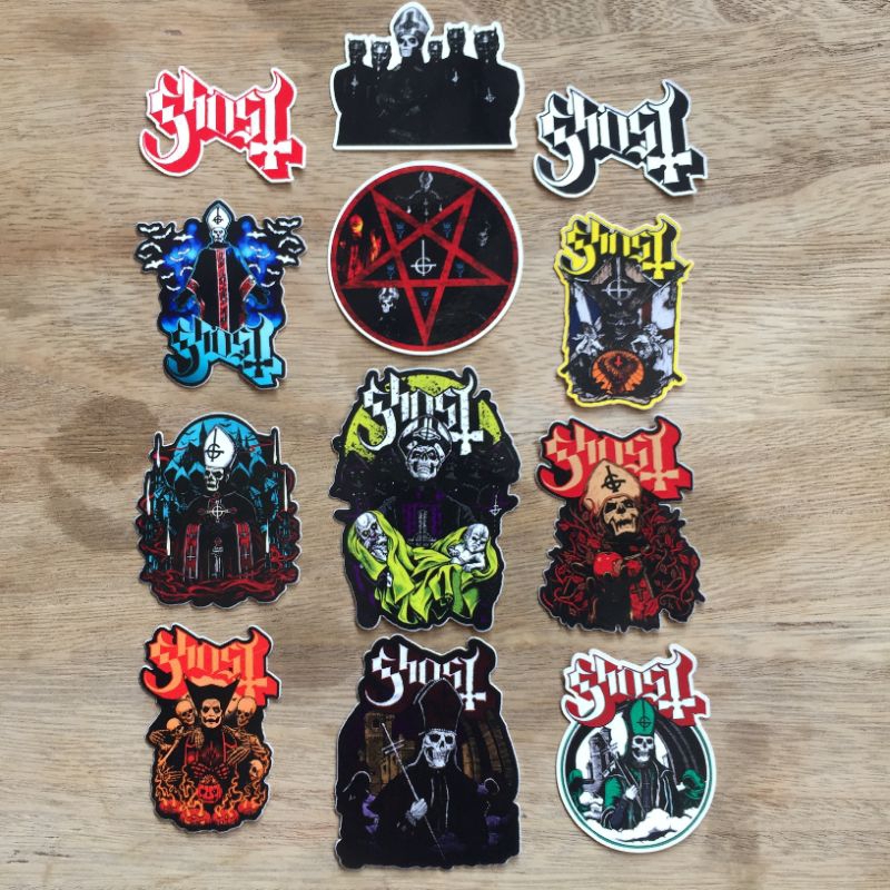 

Sticker Pack Band GHOST isi 12 stiker