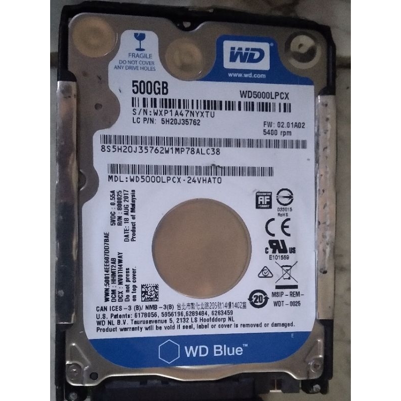 HARDISK LAPTOP UNIVERSAL INTERNAL/EXTERNAL