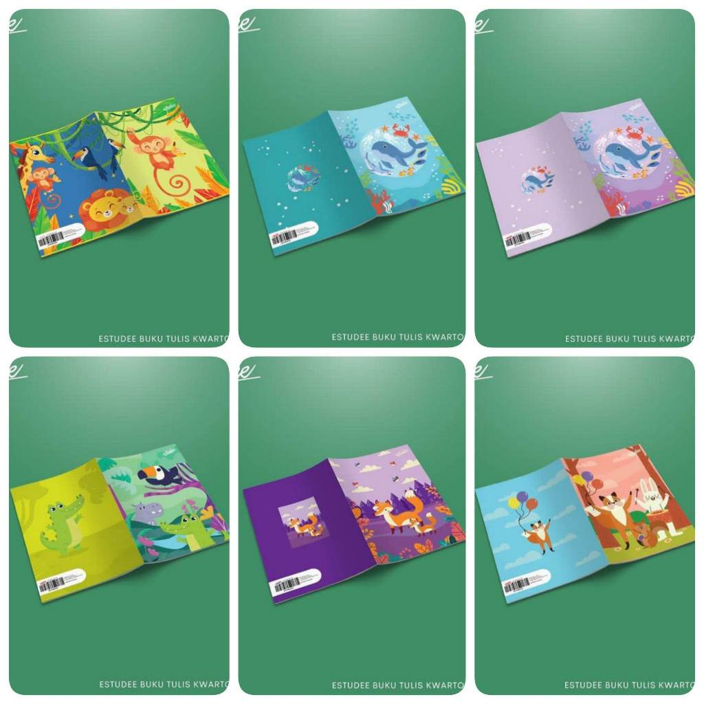 

Gramedia Banjarmasin - Estudee i kwarto 58 ANIMALS isi 10
