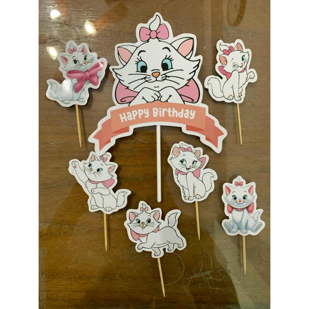 Topper Cake Marie Cat
