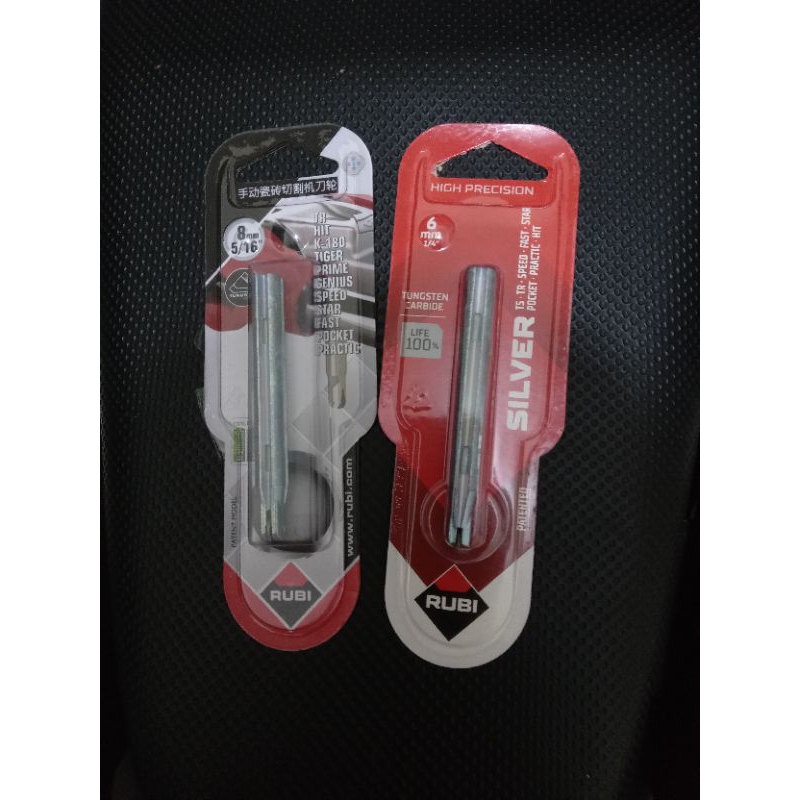 MATA ALAT POTONG KERAMIK/GRANIT DORONG MERK RUBI ORI ASLI SPANYOL 6 & 8 MM