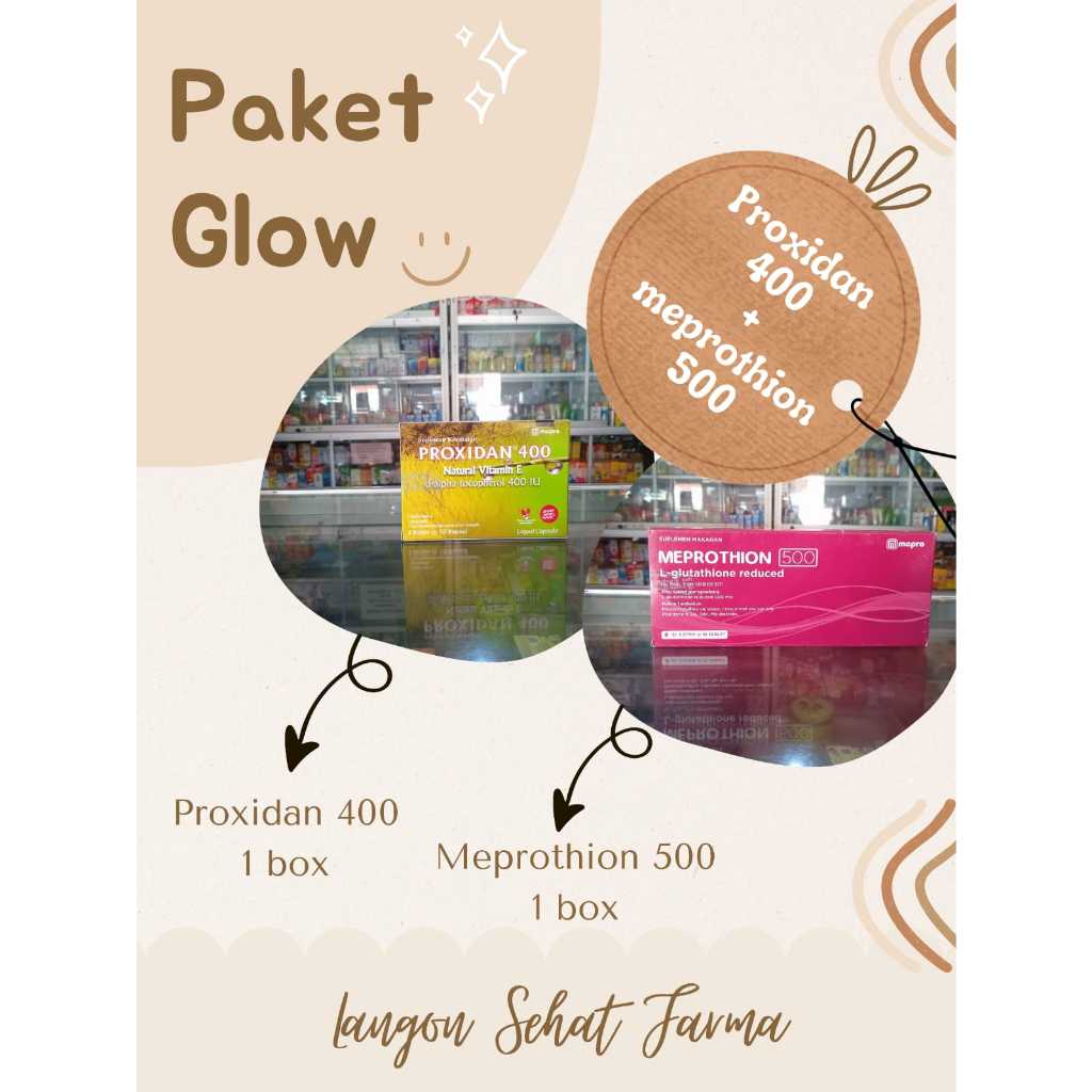 MEPROTHION 500MG +PROXIDAN 400 PAKET GLOW BUNDLING BOX
