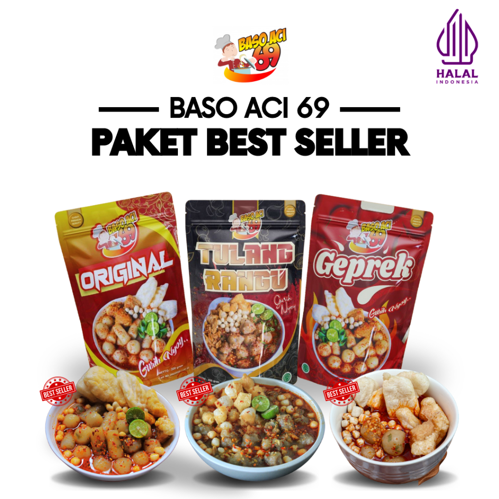 

BASO ACI BEST SELLER TULANG RANGU ORIGINAL GEPREK PAKET HEMAT
