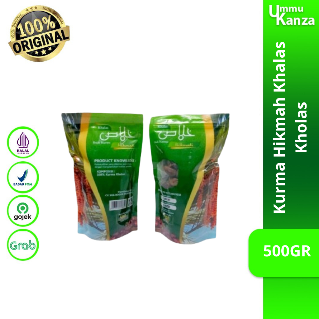 

KHALAS - Kurma Hikmah Khalas Kholas 500gr Original