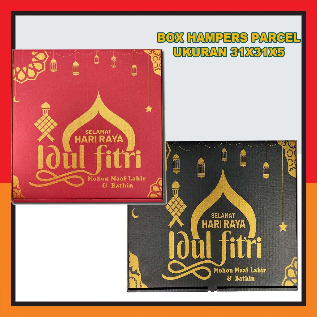 

Box 31x31x5 Cm / Box Hampers Idul Fitri / Box Parcel Lebaran