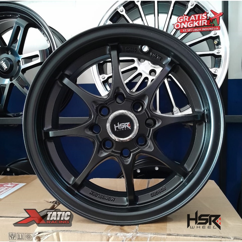 Velg Mobil Ce28 R14 Pelek Hsr Hiroshima R14 - Brio Sigra Calya Agya Vios Datsun