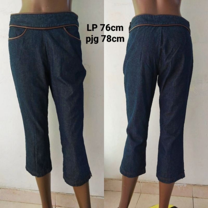 preloved branded original Giordano ladies Crop/Capri jeans size 27
