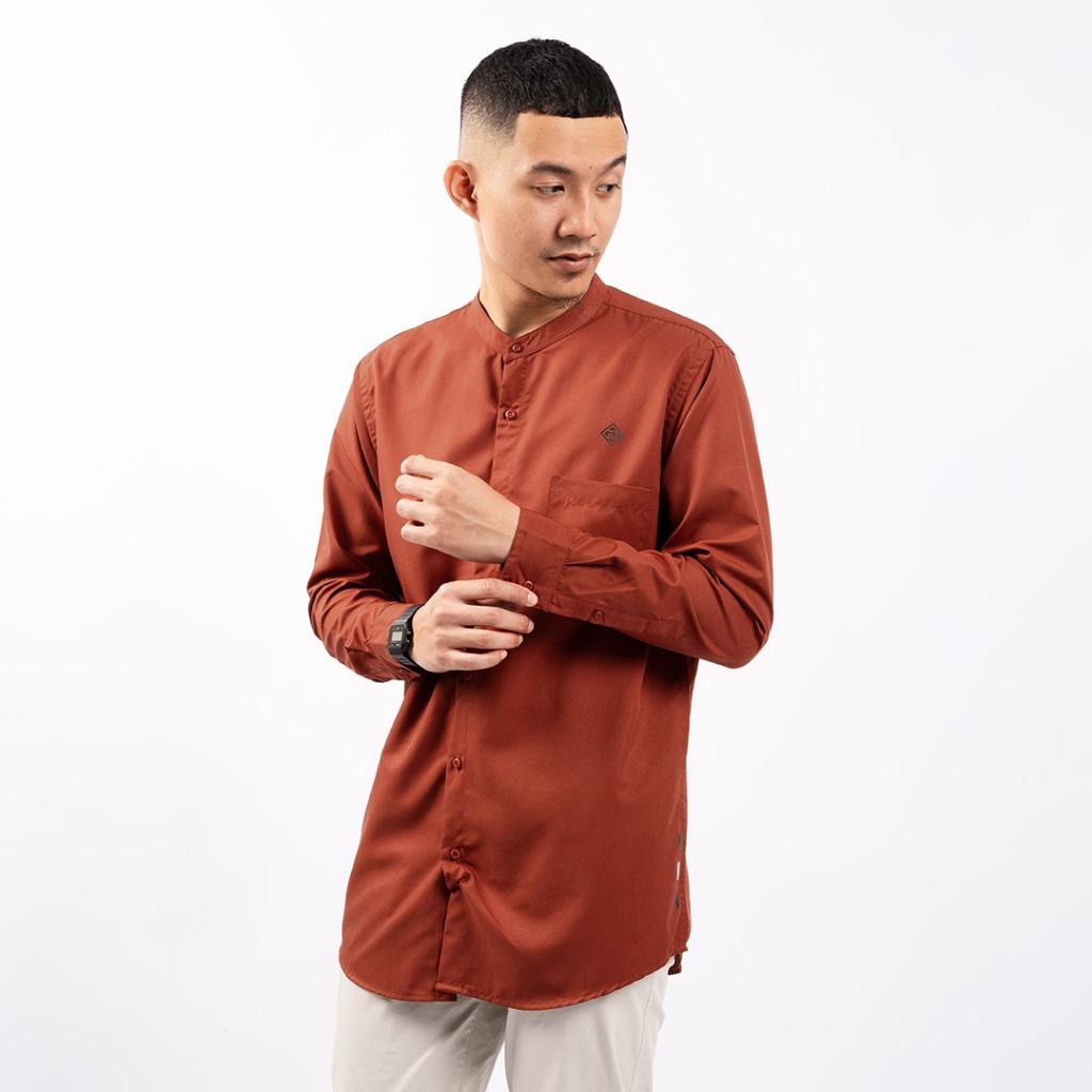 Hisyam Kemeja Pria Koko Lengan Panjang Haikal