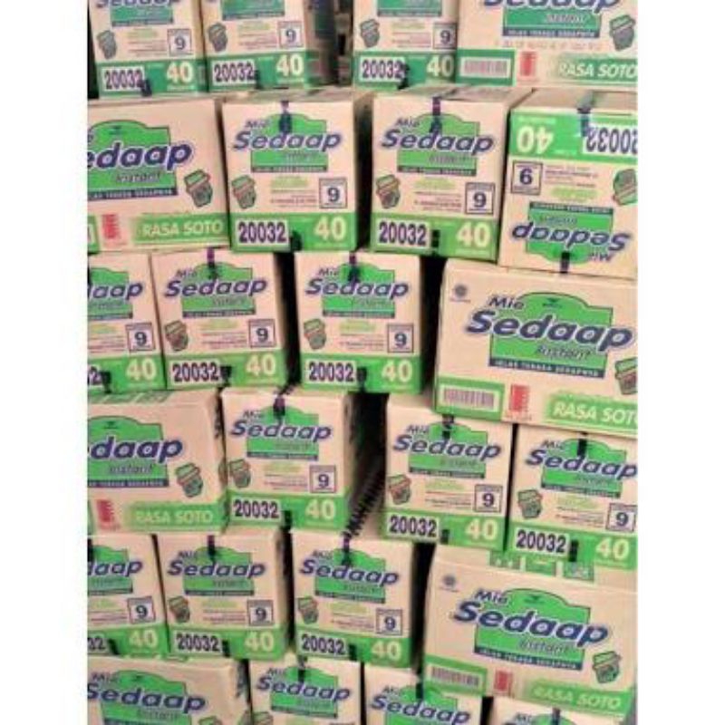 

Mie Sedaap soto 1 dus isi 40pcs
