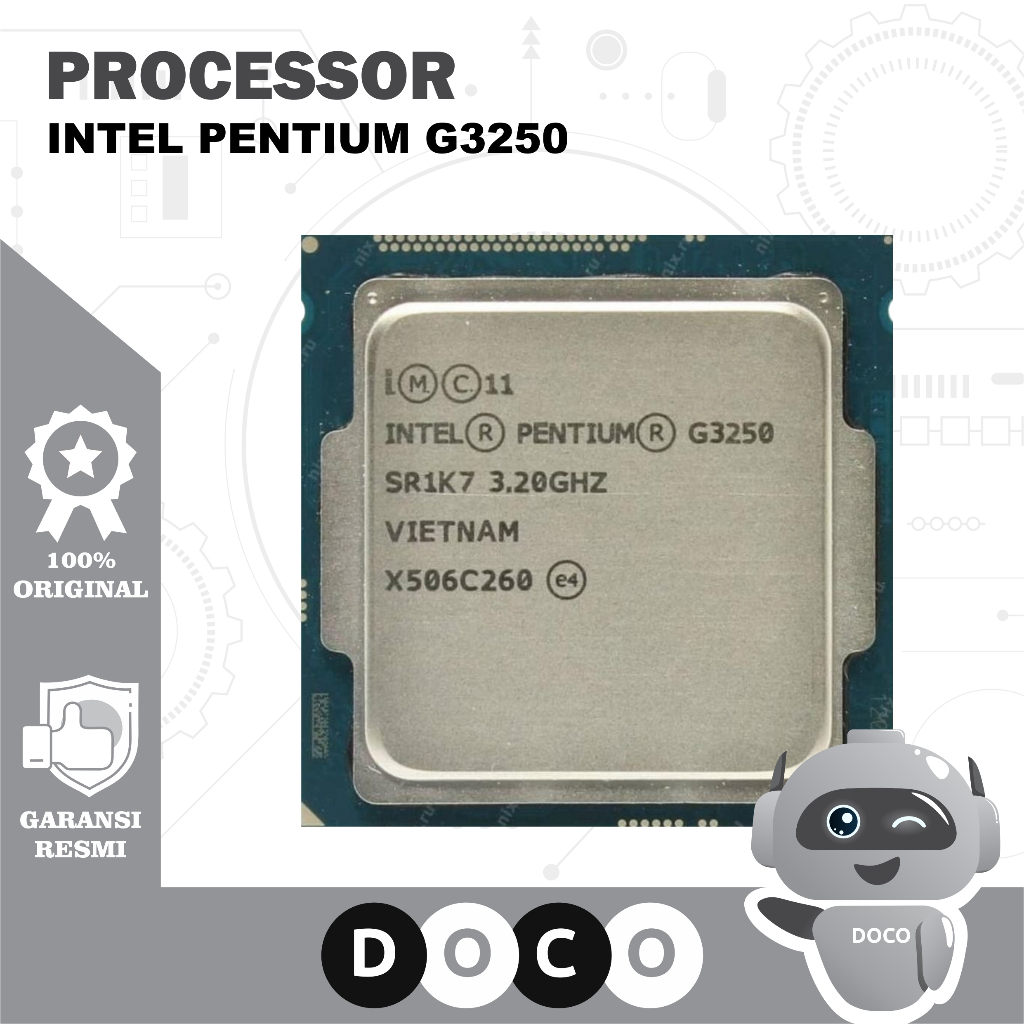 Processor Intel Pentium G3250 Prosesor Tray Socket Desktop CPU
