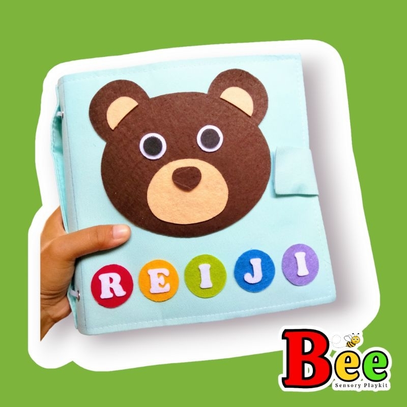 REQUEST Busy Book - Buku Kain Flanel - Mainan Edukasi Anak