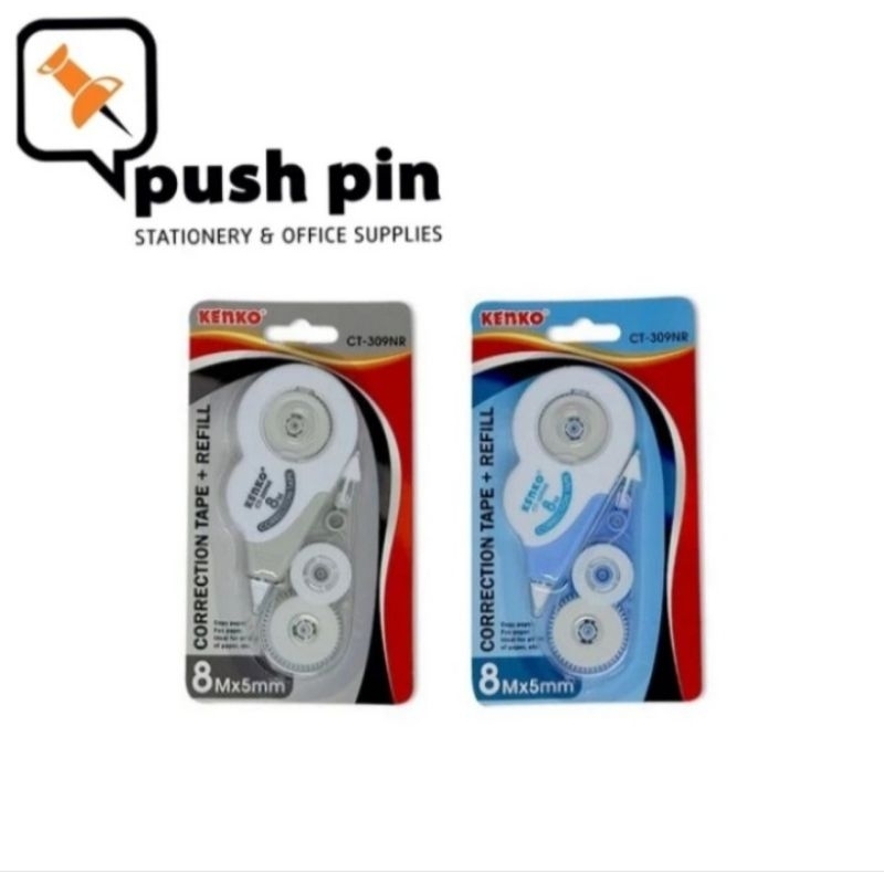 

Kenko Correction Tape / Tipe-X Kertas + Refill CT-309NR