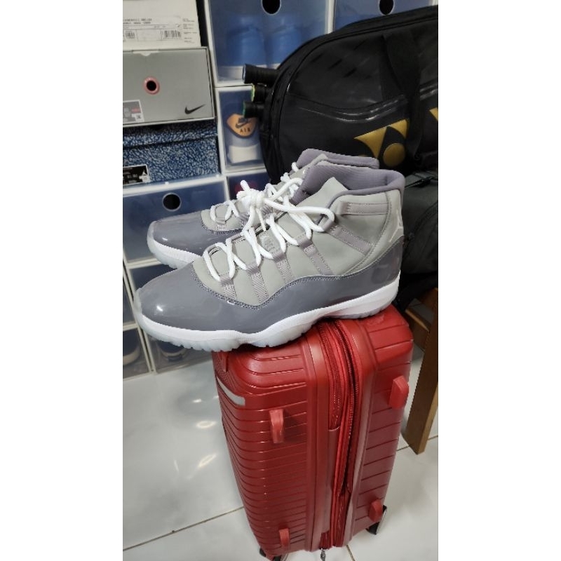 air jordan 11 cool grey size 46