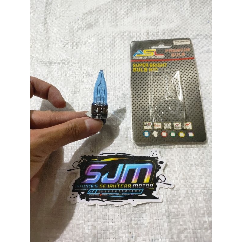 Lampu Depan Motor Xenon Lancip HID Cool Blue Bebek Matic Universal