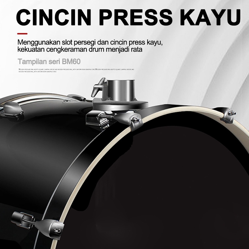 NEW  Benston Music- Drum set dewasa, drum set profesional, drum jazz profesional, drum