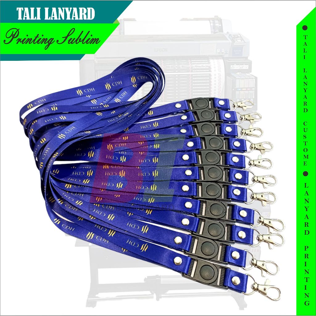 

Lanyard id carad custome printing 1,5 cm 2 sisi/cetak tali lanyard id card custom printing 1,5 cm bas/lanyard printing desain bebas/kalung lanyard id card