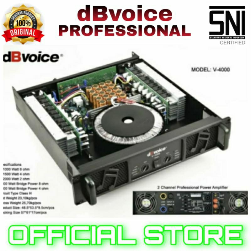 power amplifier 2 channel db voice v 4000 power amplifier class h 2 channel
