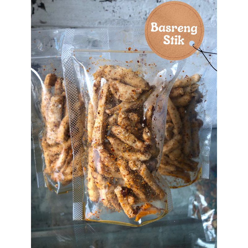 

Basreng stik Pedas Daun jeruk 50gram