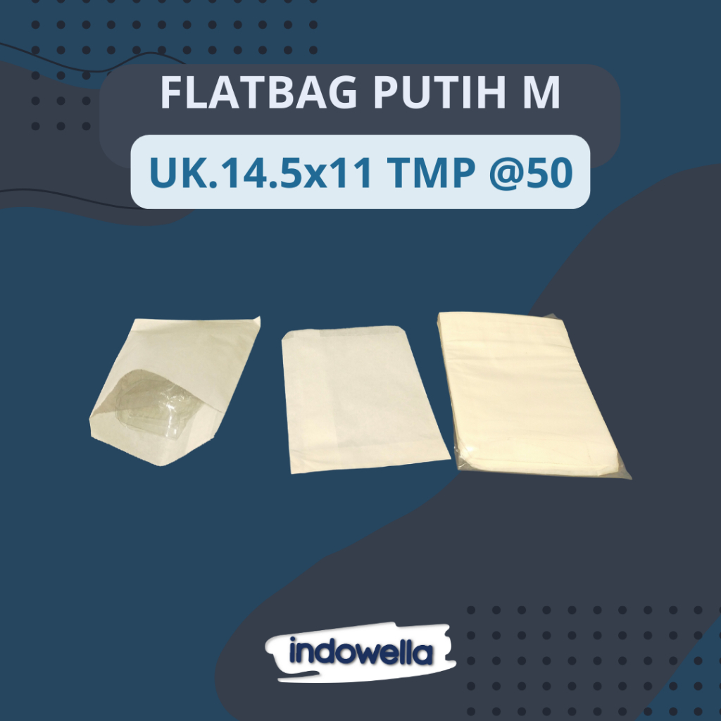 

Flatbag kemasan Makanan 50pcs