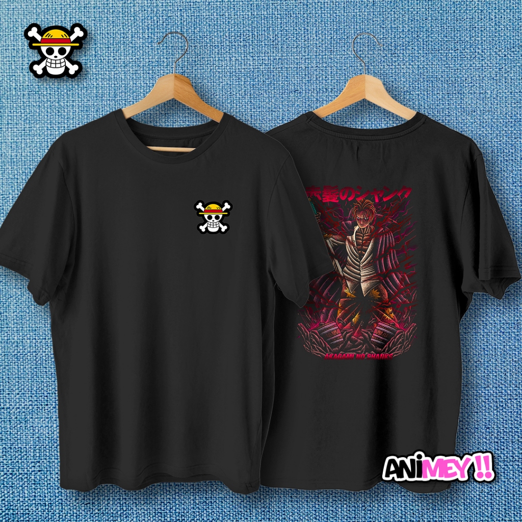 Kaos Akagami No Shanks One Piece / kaos anime / tshirt anime