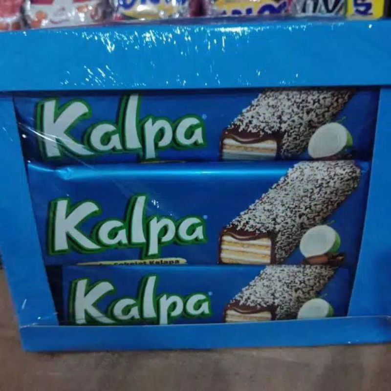 

( Promo ) Wafer Roma Kalpa 1 box isi 12 coklat kelapa