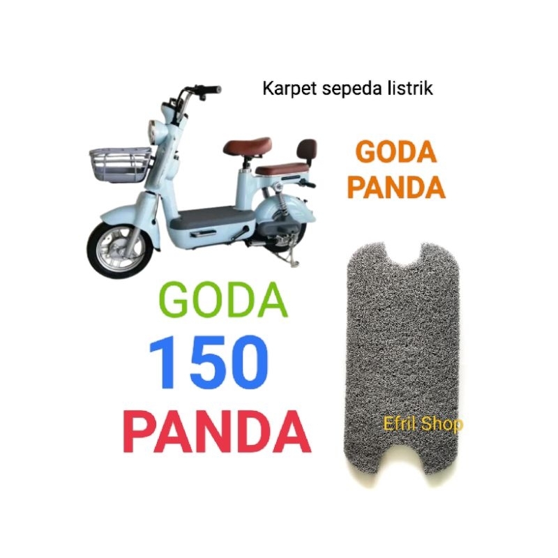 ⭐⭐⭐⭐⭐ Karpet sepeda listrik GODA PANDA 150 Karpet GODA 150 PANDA