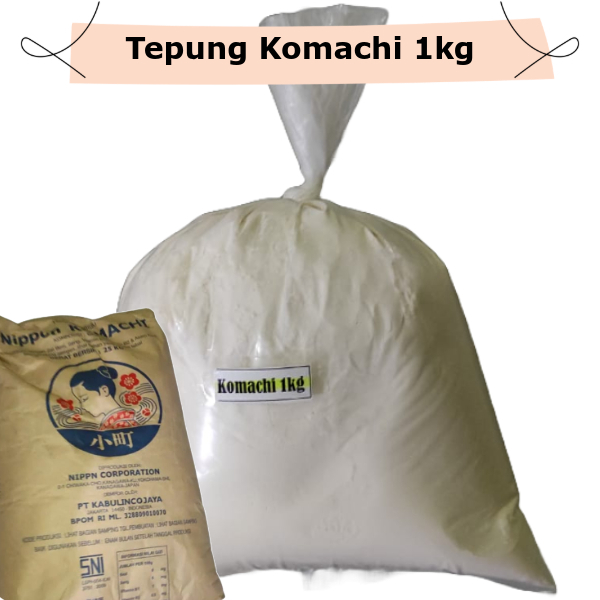 

Tepung Komachi 1 Kg Protein Tinggi - Import Jepang Tanpa Campuran