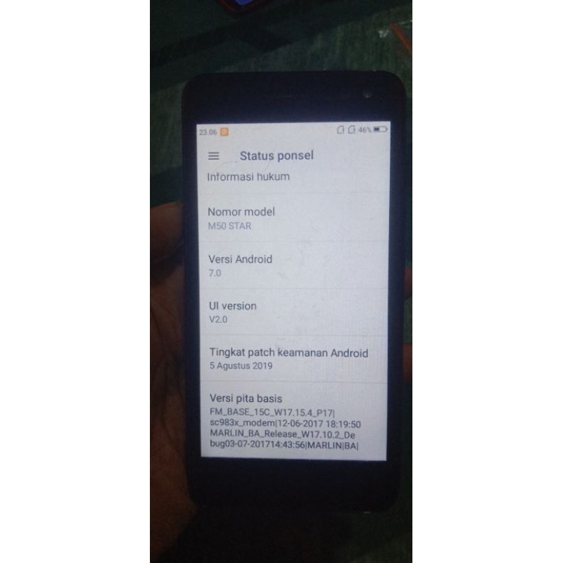 lcd touchscreen evercoss m50 star
