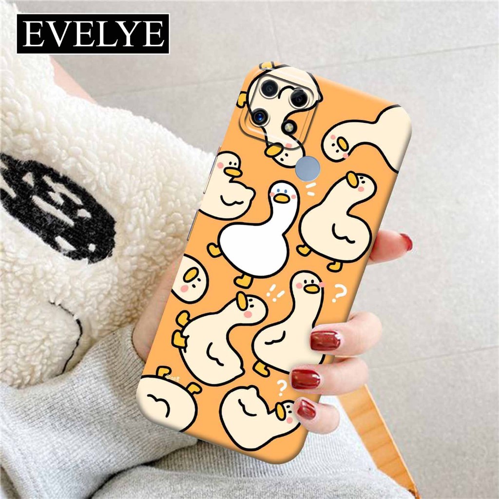 Soft case Hp REALME C25 - EVELYE - Fashion Case Aesthetic - Silicon - Pelindung Belakang Handpone - 