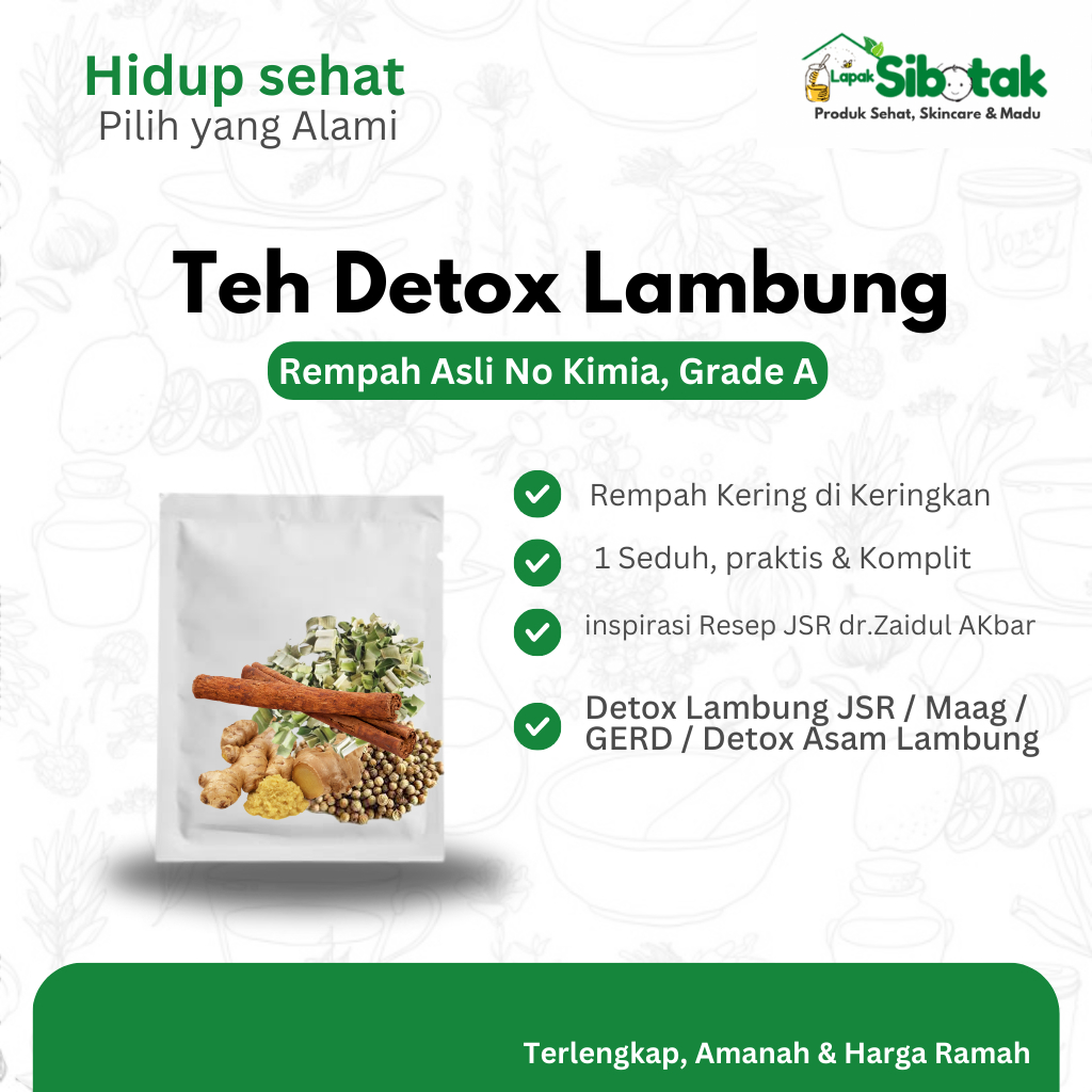 

Detox Lambung JSR / Maag / GERD / Detox Asam Lambung Kemasan Praktis