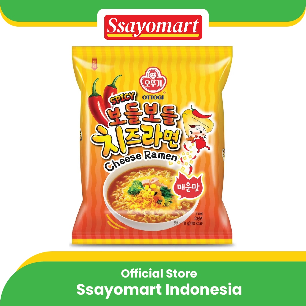 

Ottogi Spicy Cheese Ramen (Pedas) 111gr