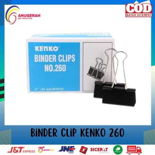 

BINDER CLIP KENKO 260 (LSN)