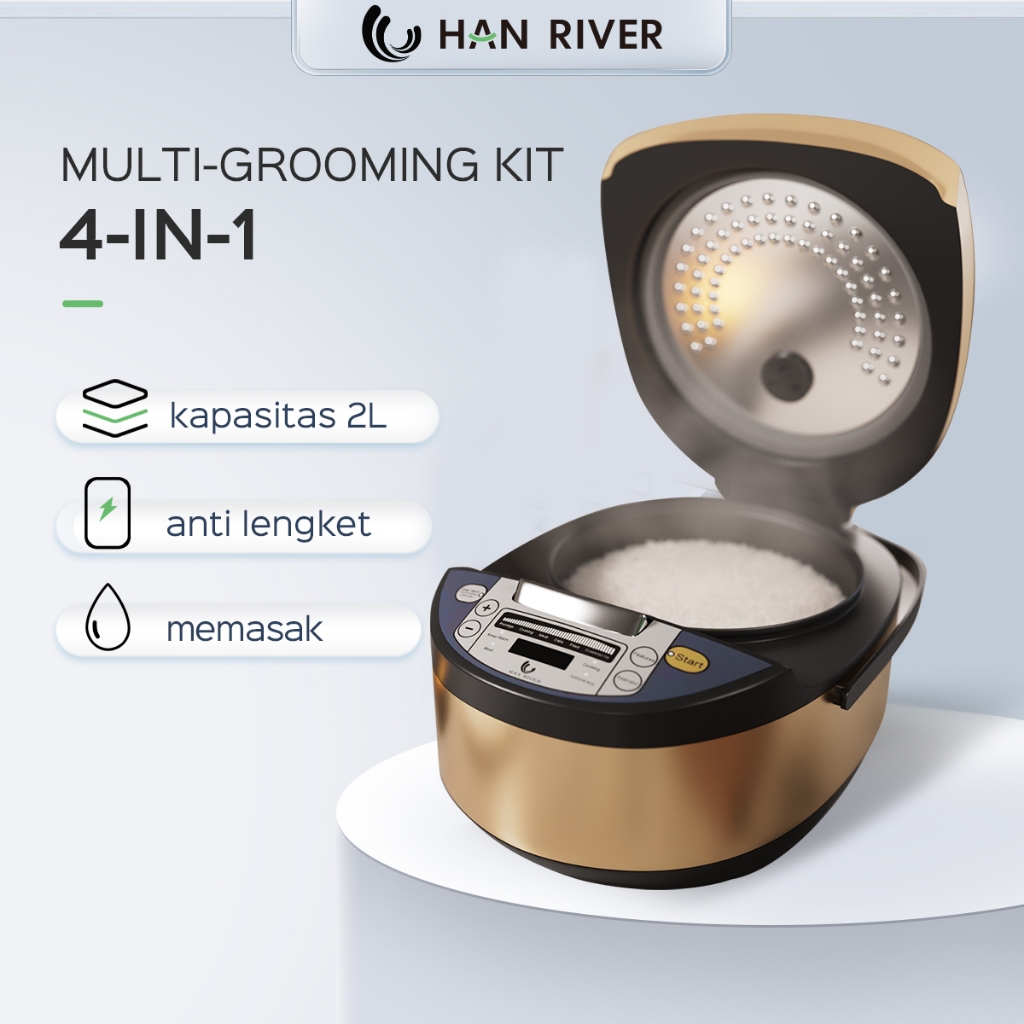 MURAH (BNM) HAN RIVER HRRC-0001 RICE COOKER/MAGICCOM 2L AWET ORIGINAL