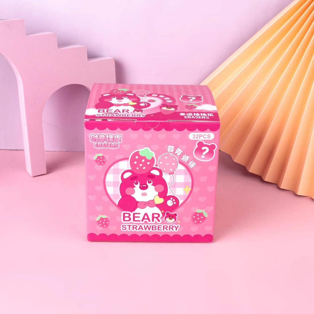 

Penghapus Pensil Misteri Bag Bentuk Lotso Isi 30 + 2 Pcs TERMASUK BOX - ER 1112 TOY STORY LIMITED EDITION COLLECTION - eraser pencil wangi lucu unik estetik