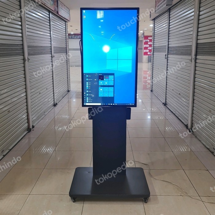 Digital Display AIO PC i7 Touchscreen 43 Inch Standing 90 Derajat