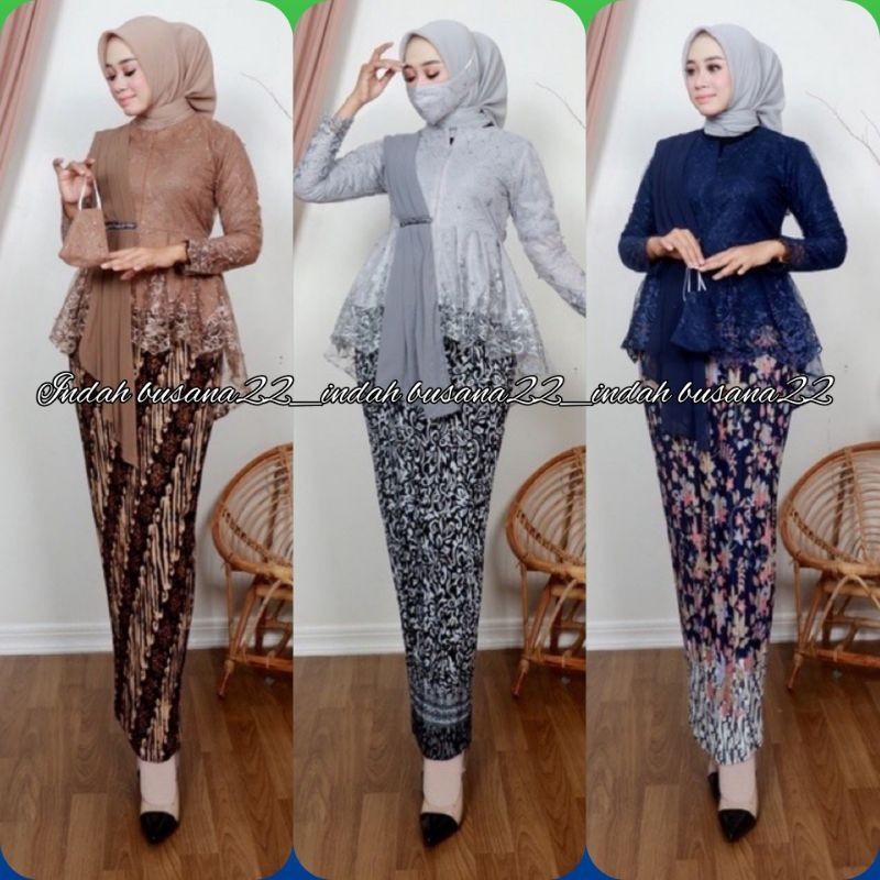 setelan kebaya wisuda modern / baju kebaya wisuda/ kebaya
