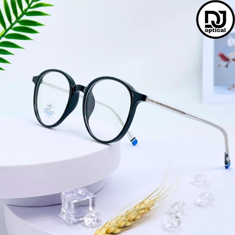 Aksesoris Fashion kacamata antiradiasi wanita| Kacamata+paket lensa 8316 | kacamata minus