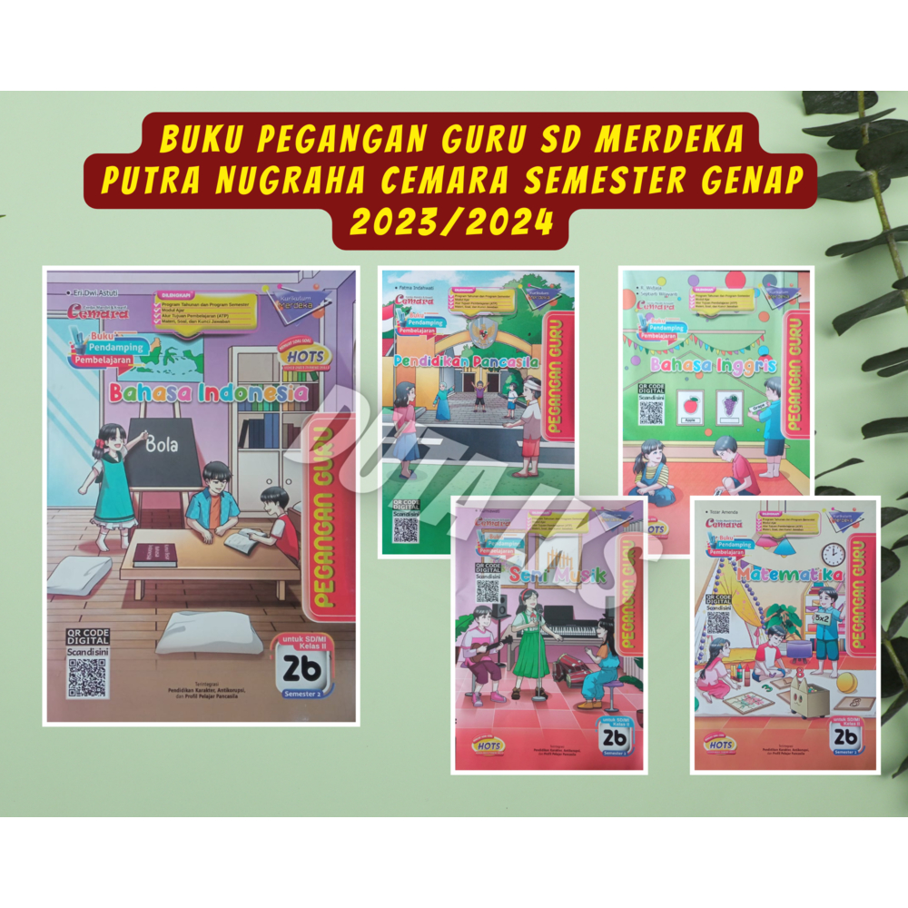 Buku Pegangan Guru (PG) Cemara Putra Nugraha SD/MI Kelas 2 - Kurikulum Merdeka Semester Genap 2023/2