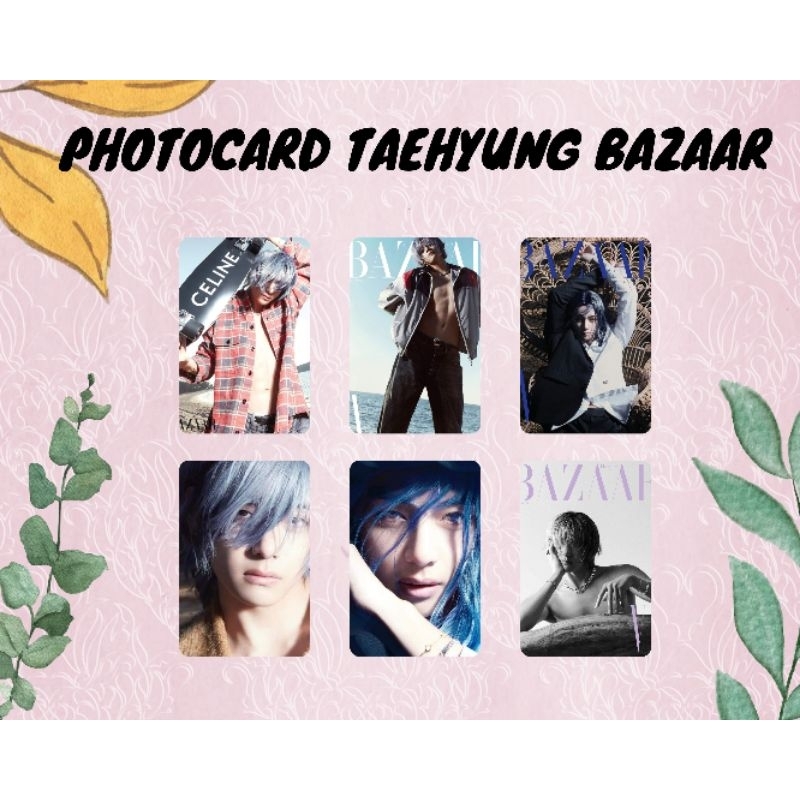 PHOTOCARD BTS V TAEHYUNG JIMIN BAZAAR