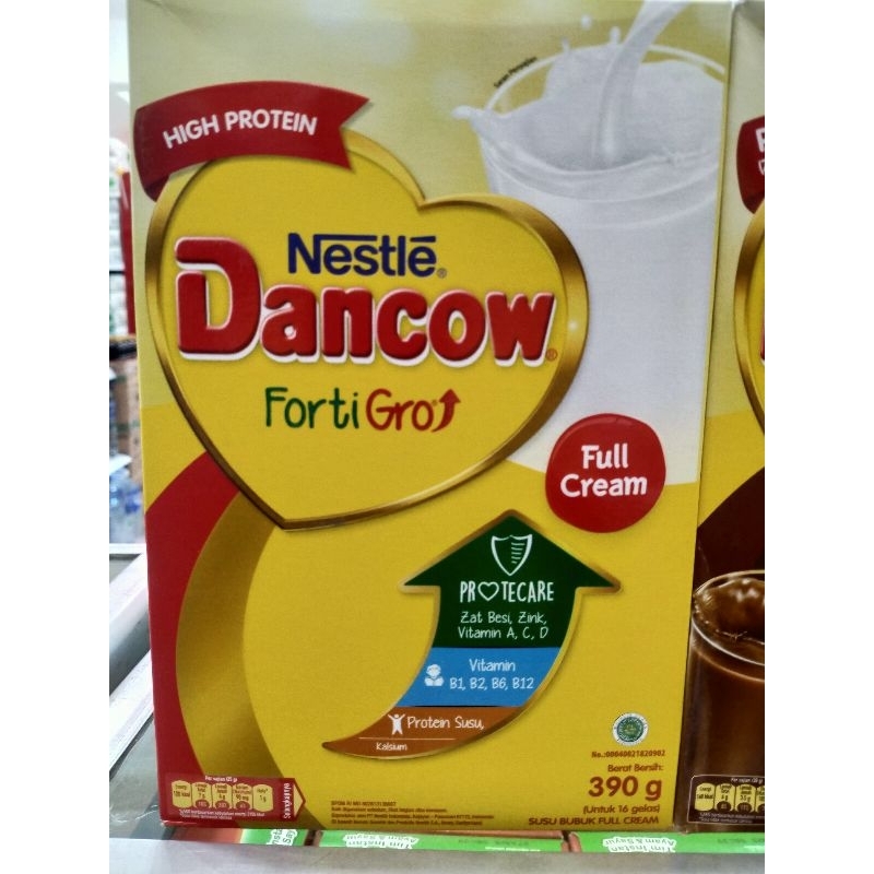 

DANCOW FORTIGRO COKELAT/INSTANT/FULL CREAM 390gr