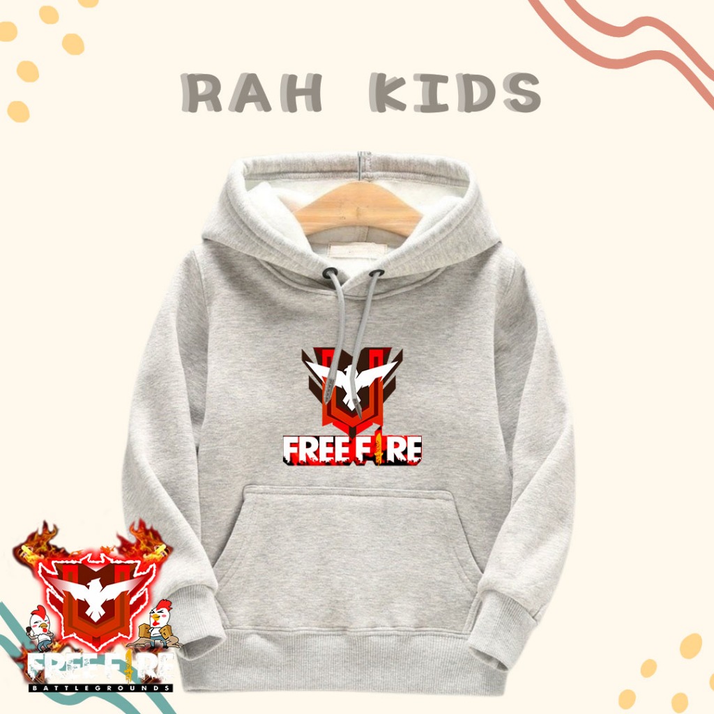 Bergaransi Jaket Hoodie Anak Laki Laki Perempuan Ff /Sweater Anak Umur 2 3 4 5 6 7 8 9 10 11 12