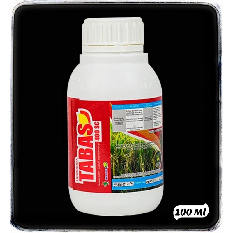 Herbisida TABAS 400 SC 100 Ml -  Obat Rumput Pembasmi Gulma Pada Tanaman Padi