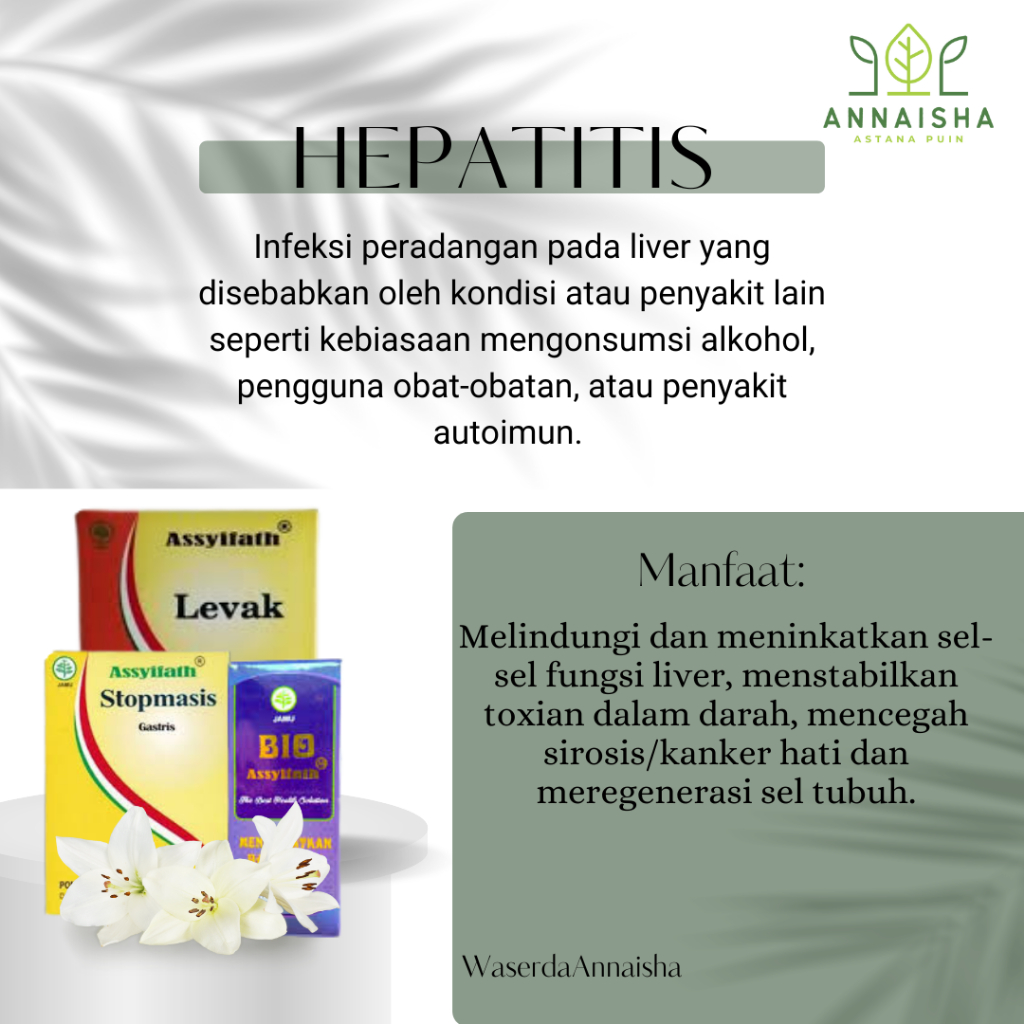 HEPATITIS - OBAT HEPATITIS - HERBAL HEPATITIS - ASSYIFATH HEPATITIS